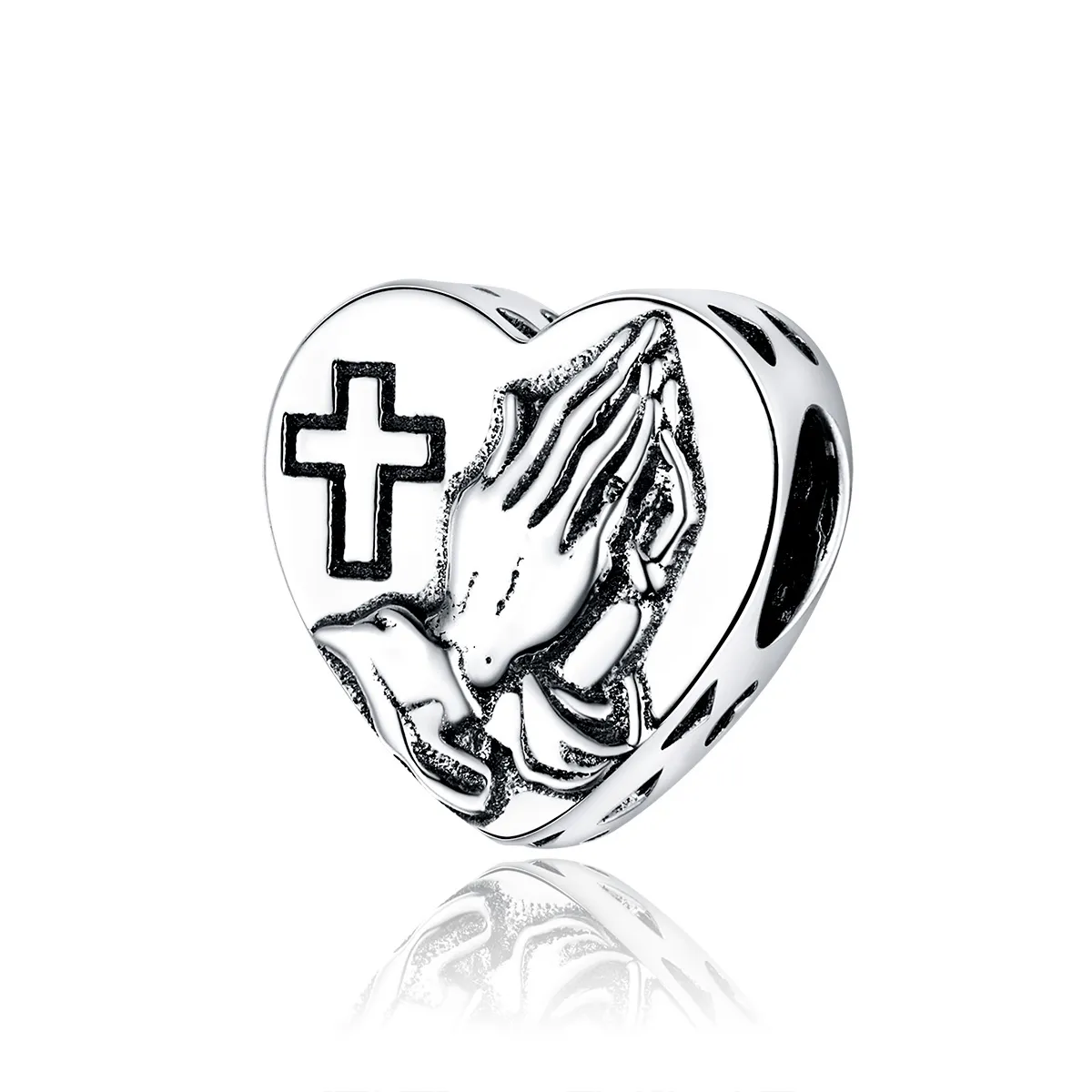 Pandora Style Silver Faith Charm - BSC317