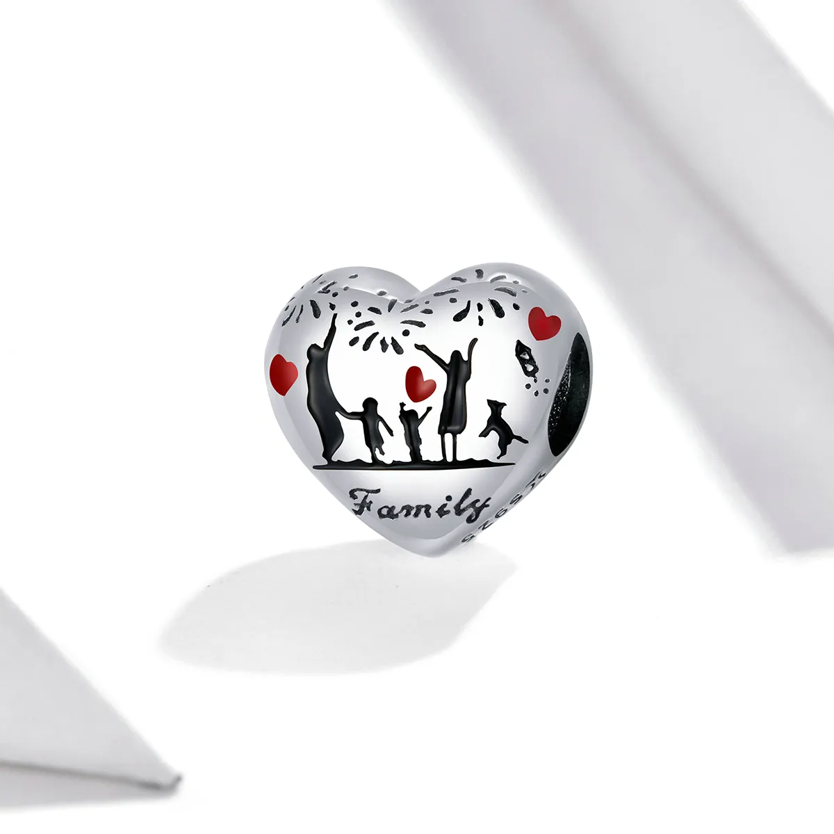 Pandora Style Silver Family Love Charm - SCC1634