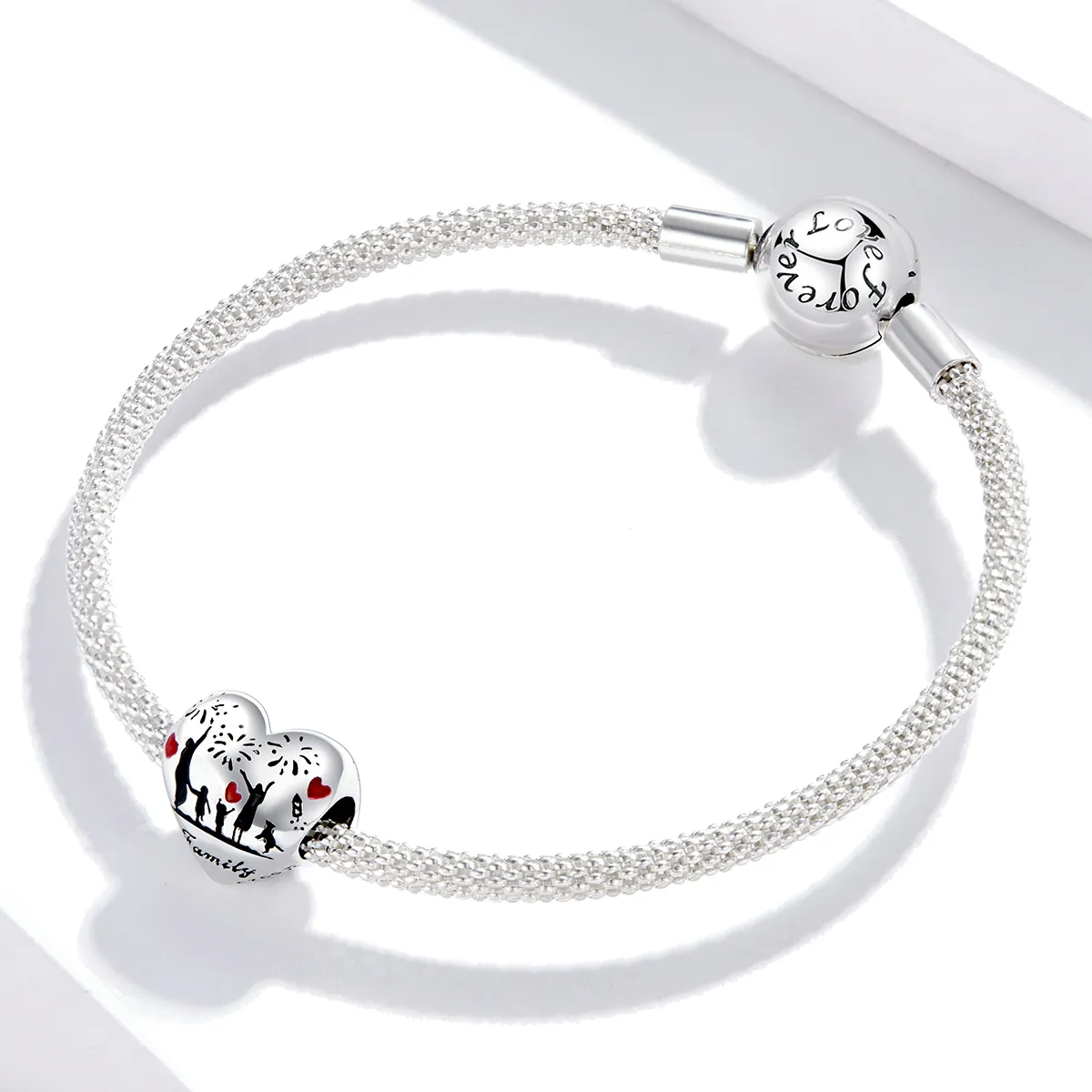 Pandora Style Silver Family Love Charm - SCC1634