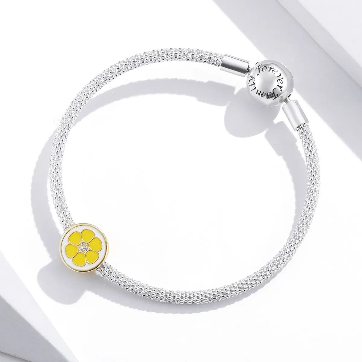 Pandora Style Silver Fresh Lemon Charm - SCC1590