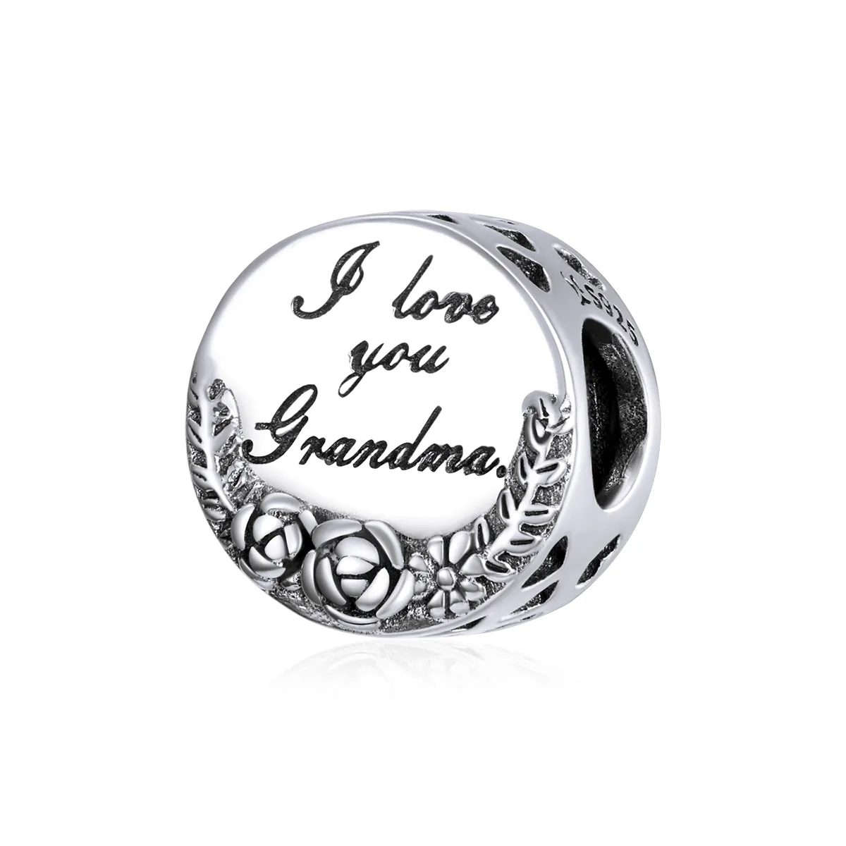 pandora style silver i love you grandma gigi charm scc1762