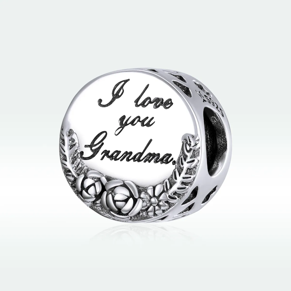 Pandora Style Silver I Love You Grandma Gigi Charm - SCC1762