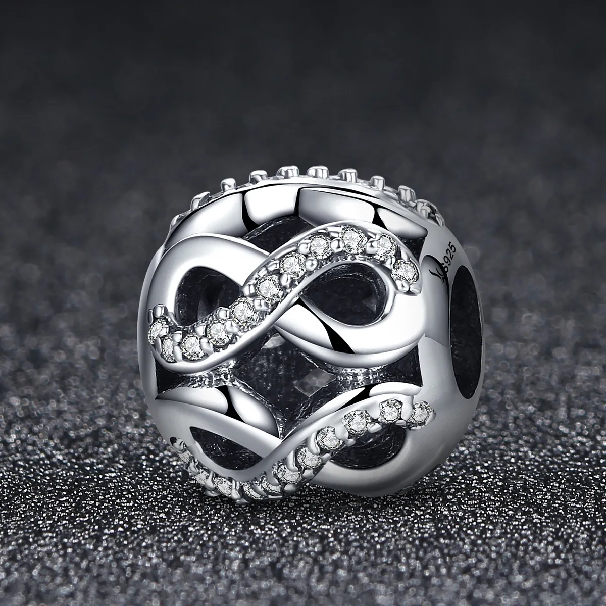 Pandora Style Silver Infinity Charm - SCC141