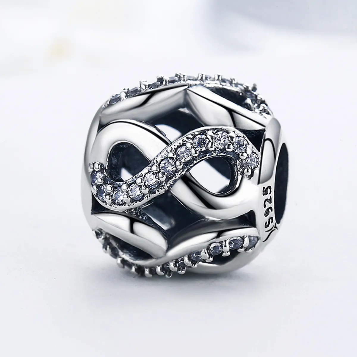 Pandora Style Silver Infinity Charm - SCC141