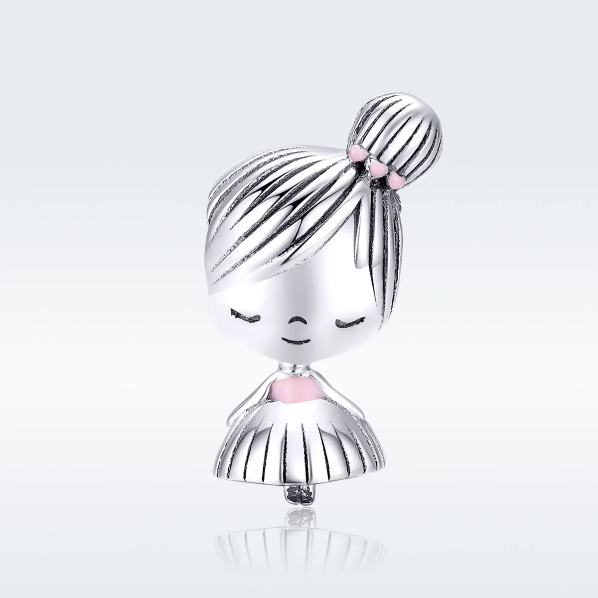 Pandora Style Silver Its A Girl Charm - SCC1335