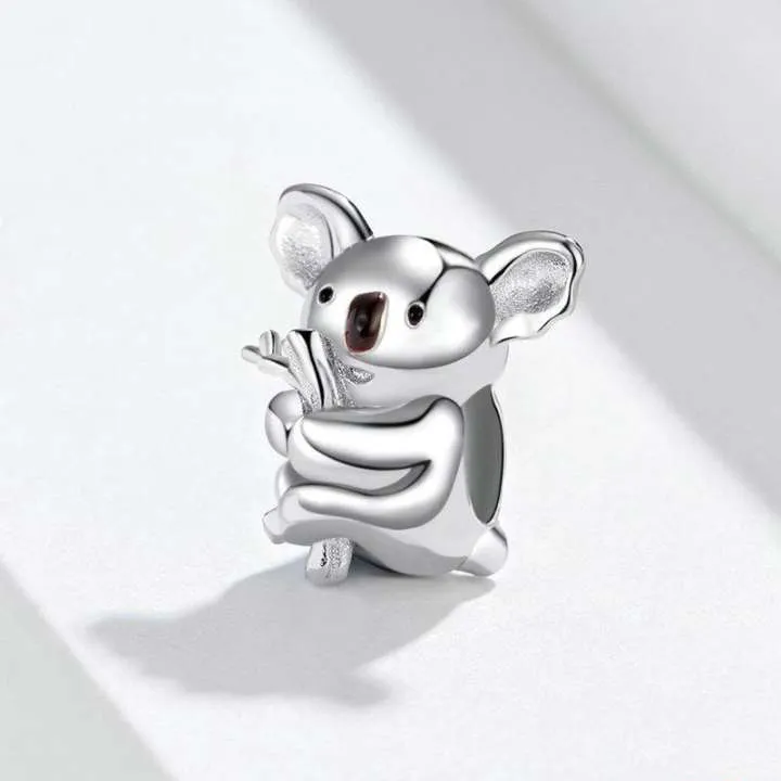 Pandora Style Silver Koala Bear Charm - BSC093