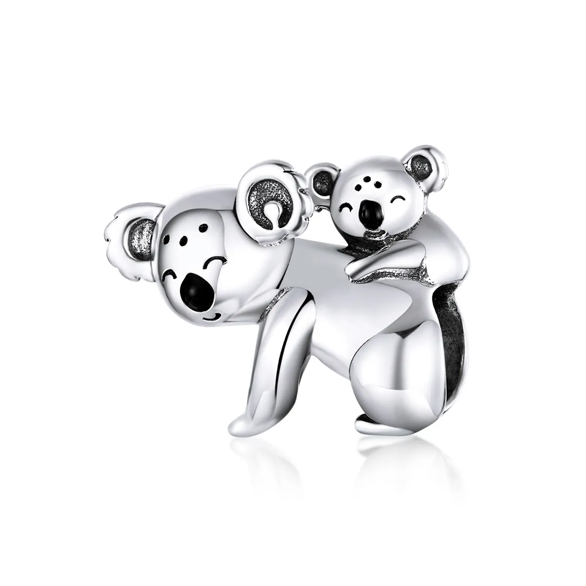 pandora style silver koala with kid charm bsc260