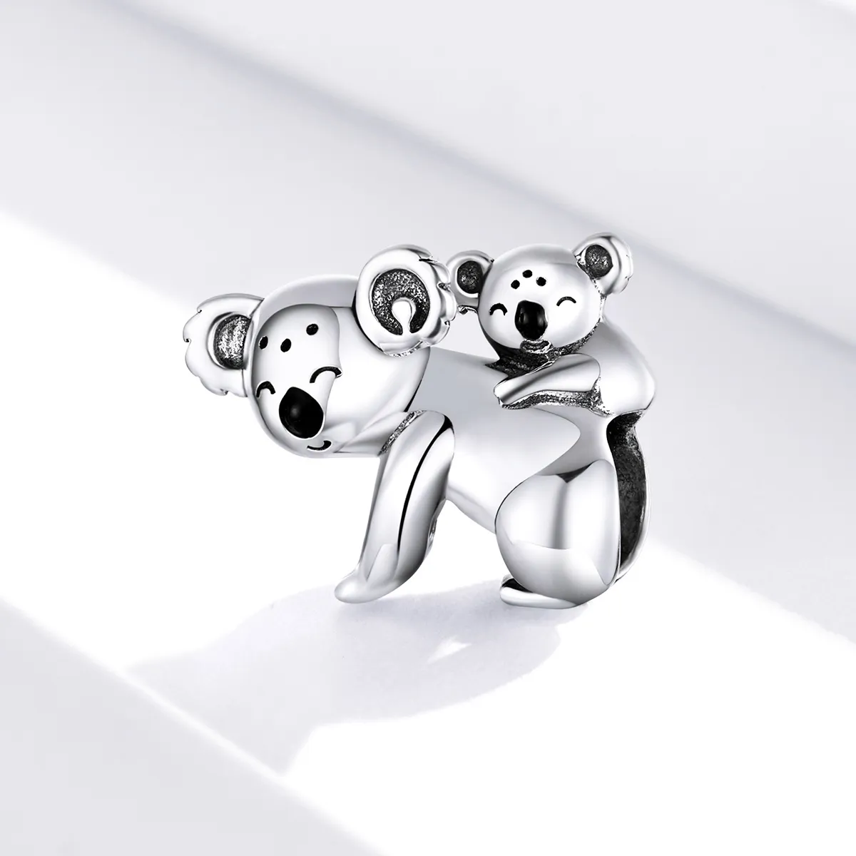 Pandora Style Silver Koala With Kid Charm - BSC260