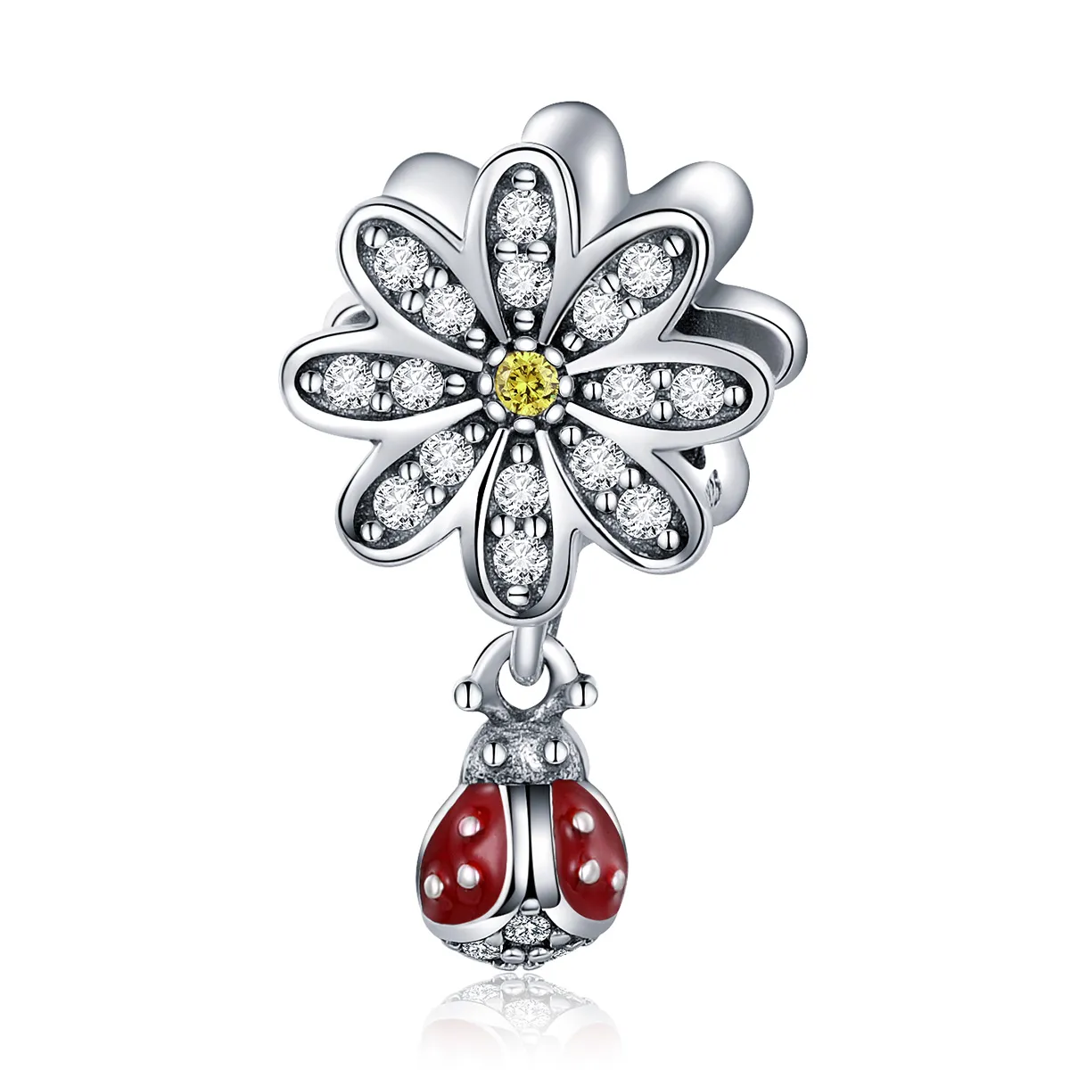 Pandora Style Silver Ladybird's Story Charm - SCC727