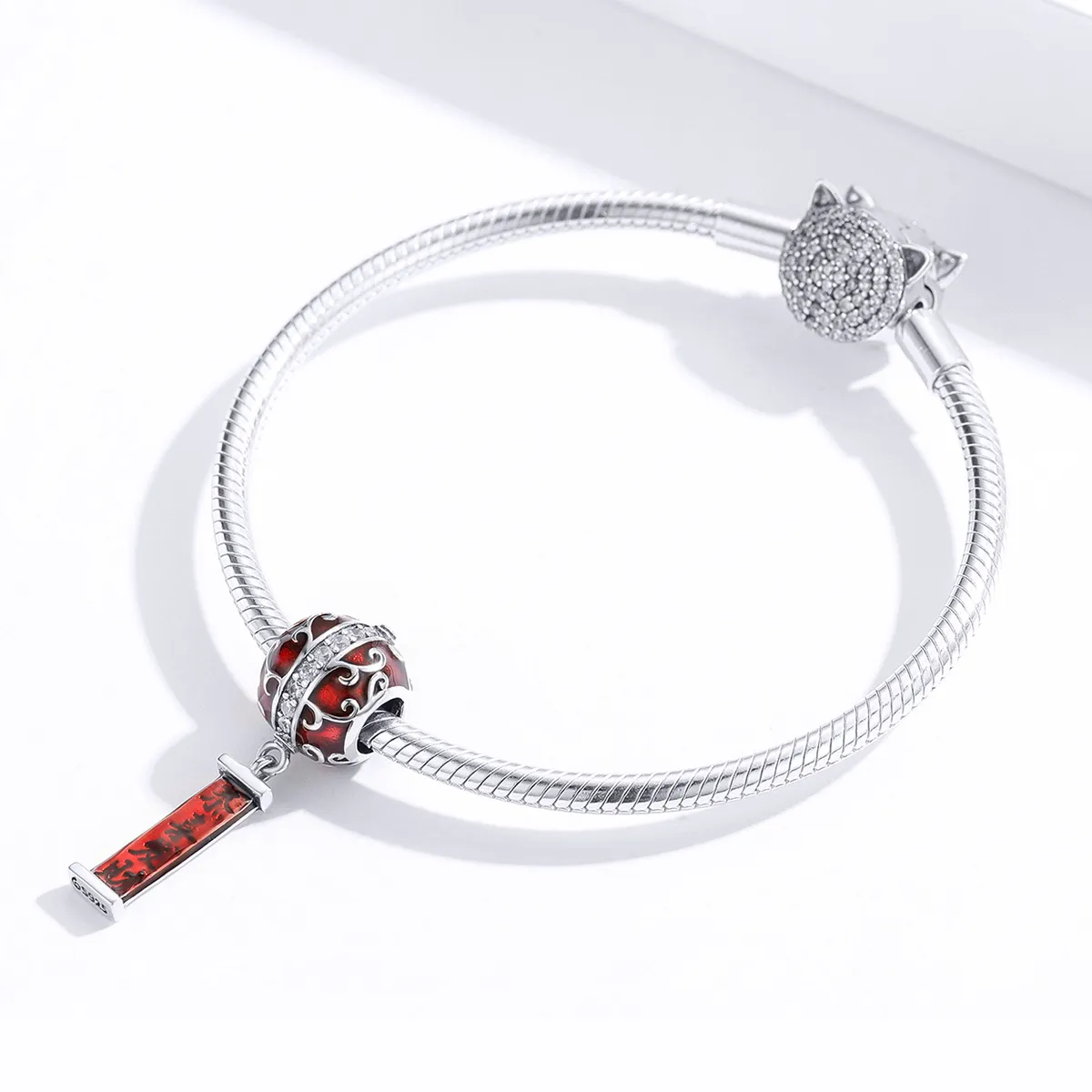 Pandora Style Silver Lantern Charm - BSC134