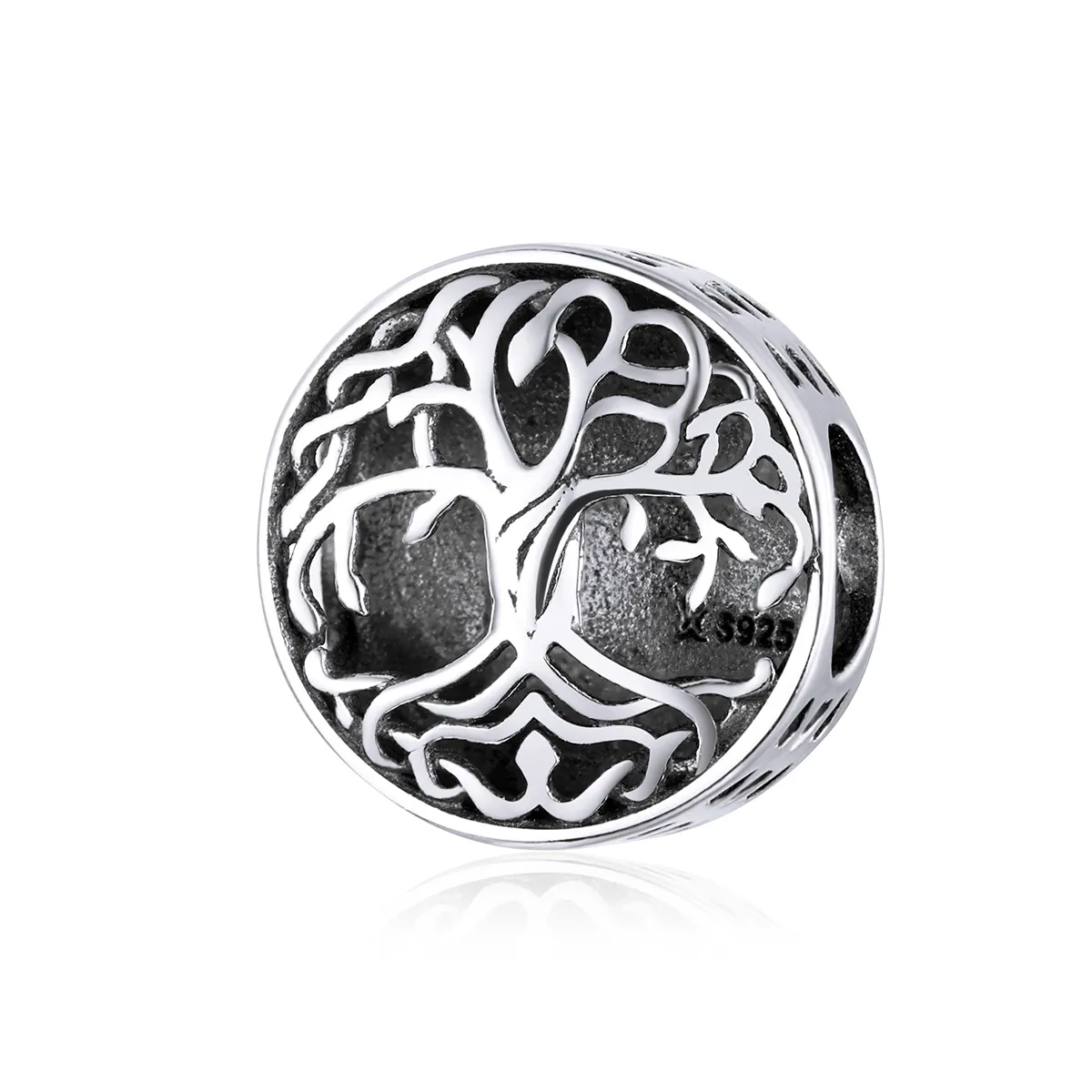 pandora style silver life tree charm scc1457