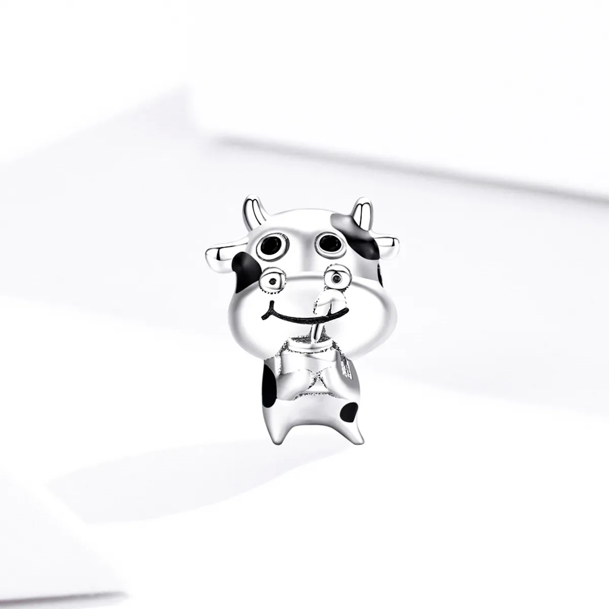 Pandora Style Silver Little Cow Charm - SCC1574