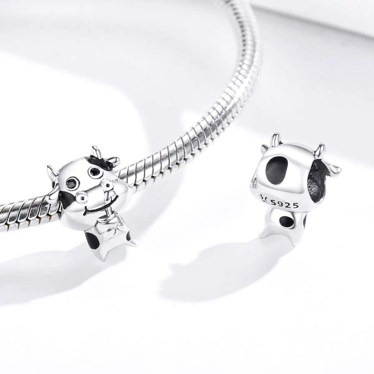 Pandora Style Silver Little Cow Charm - SCC1574