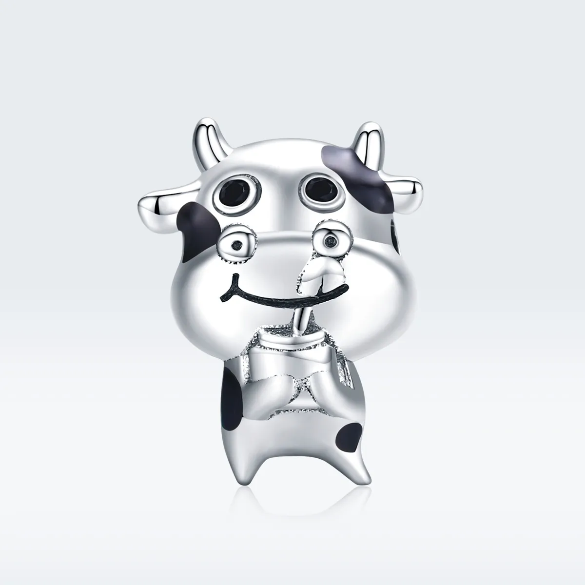 Pandora Style Silver Little Cow Charm - SCC1574