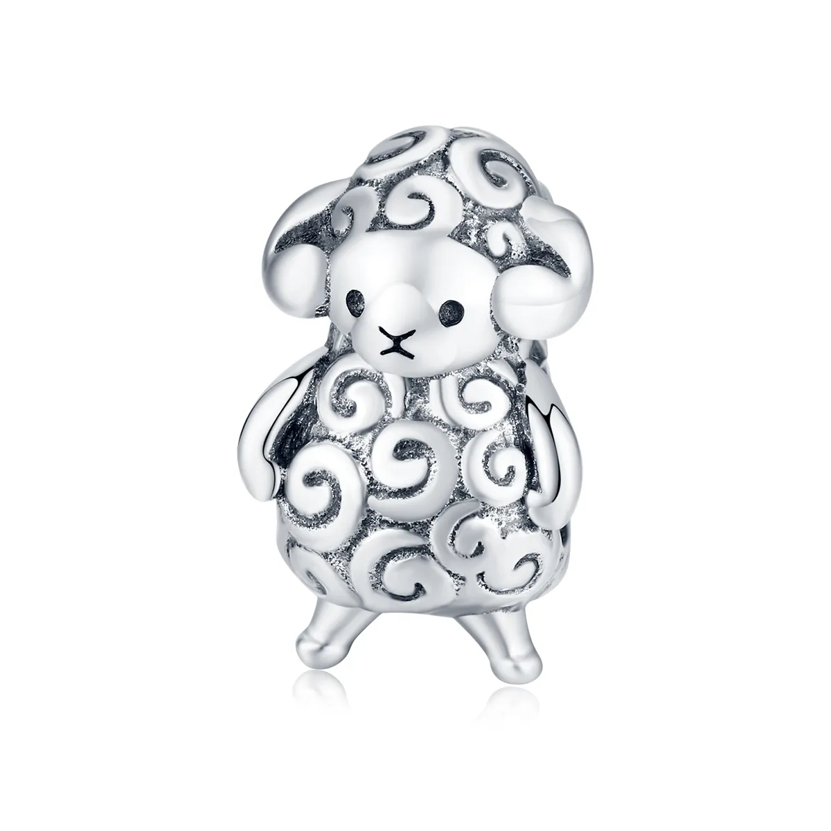 pandora style silver little sheep charm bsc187