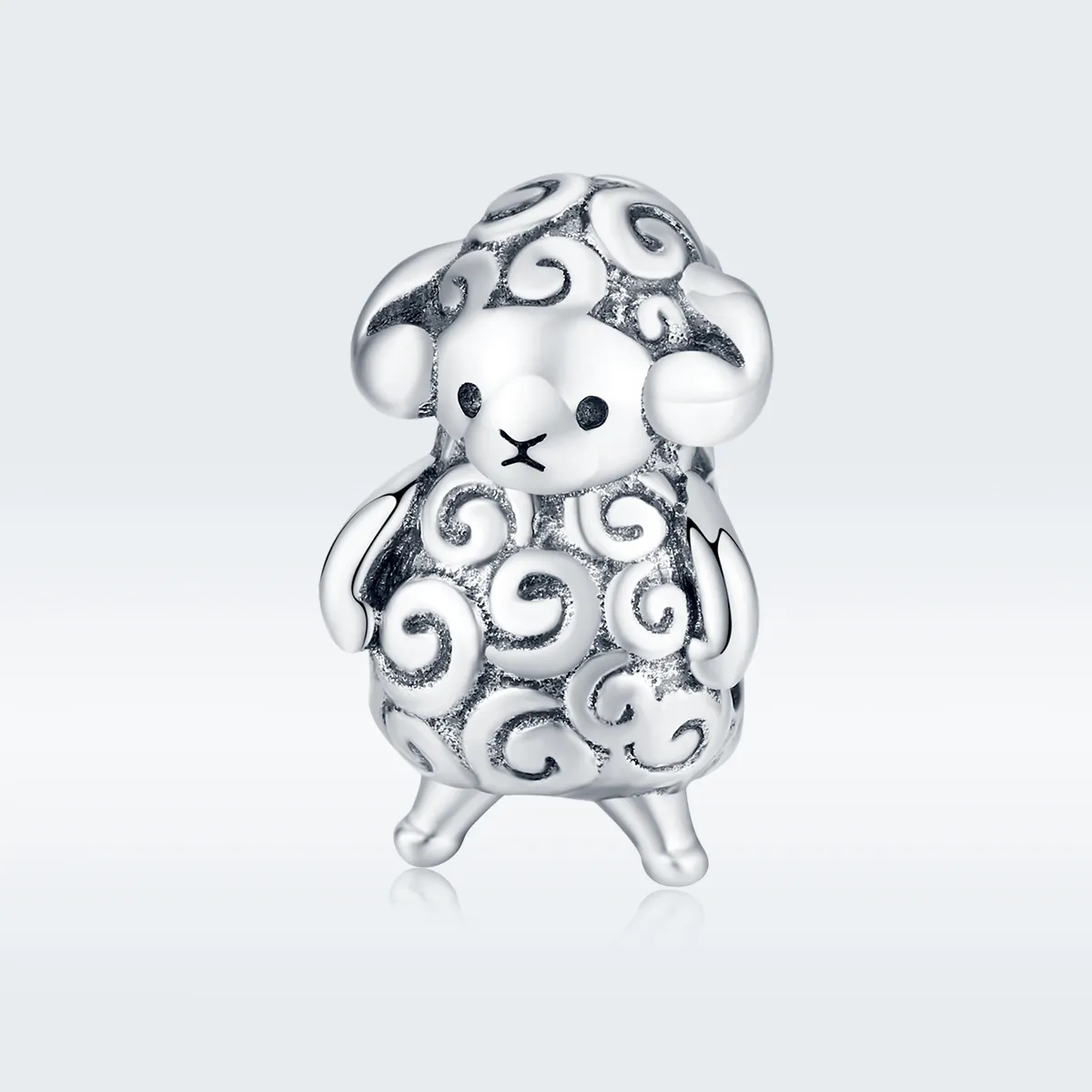 Pandora Style Silver Little Sheep Charm - BSC187