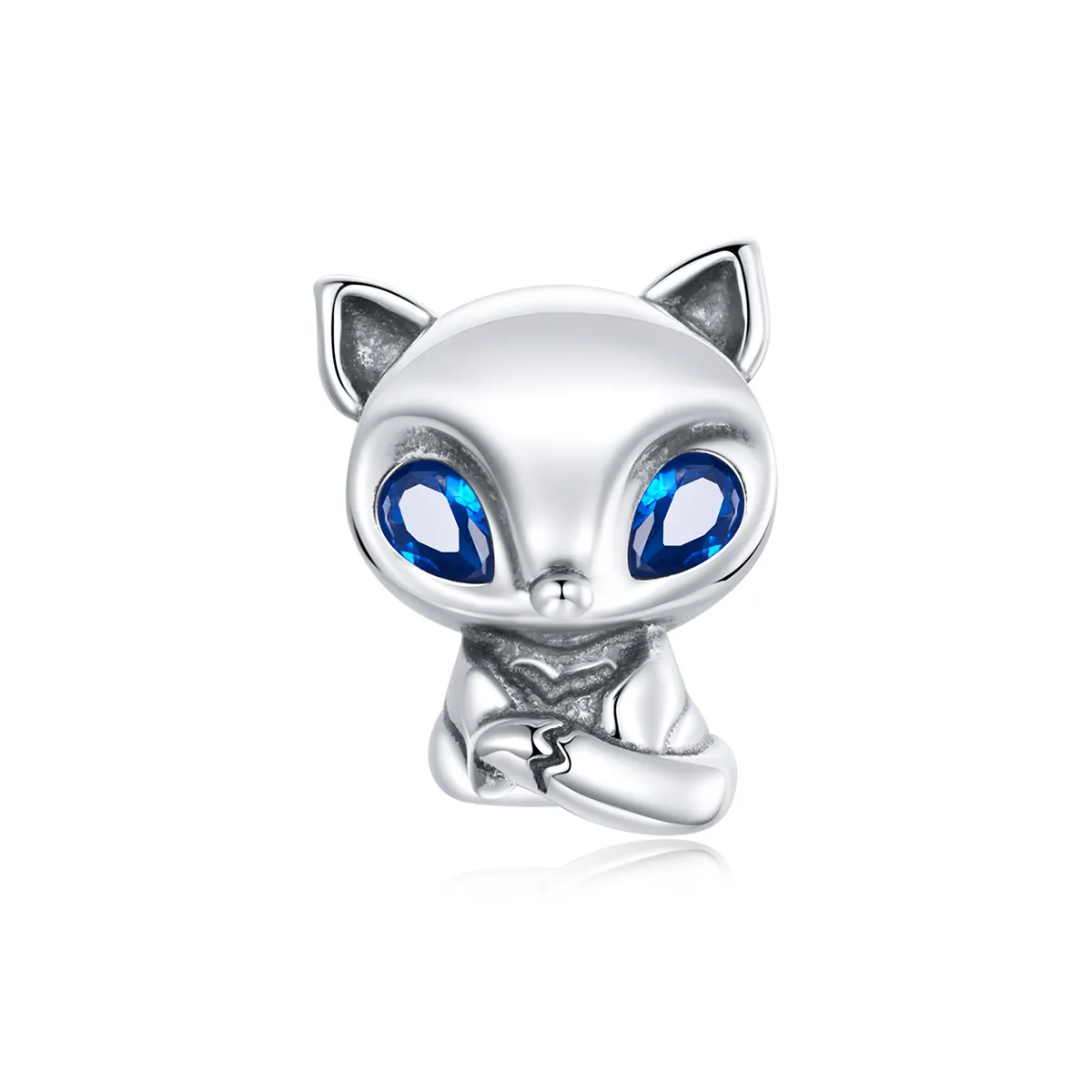 Pandora Style Silver Lively Little Fox Charm - SCC1808