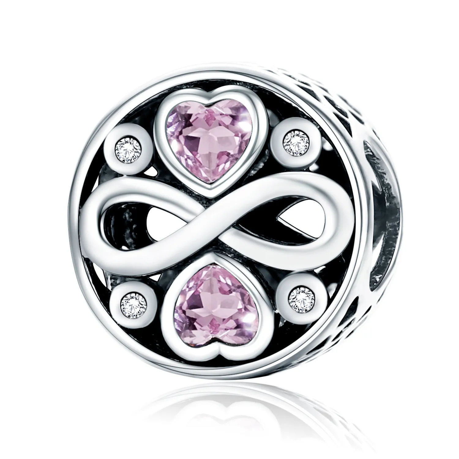 Pandora Style Silver Love Lasts Charm - SCC240