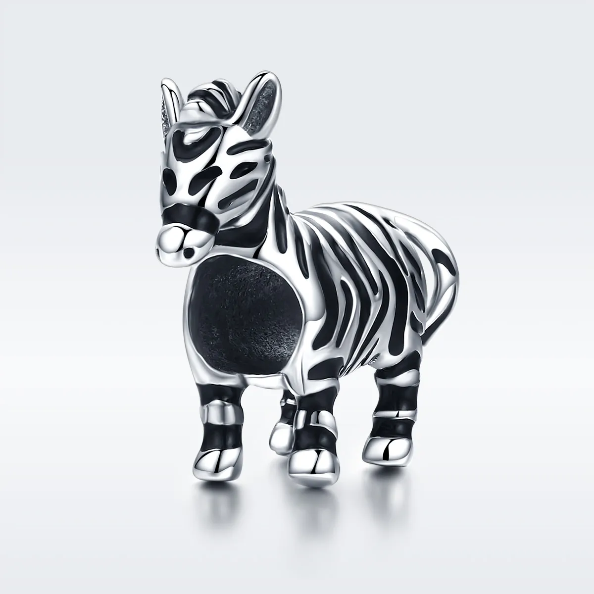 Pandora Style Silver Lovely Animal Zebra Charm - SCC550