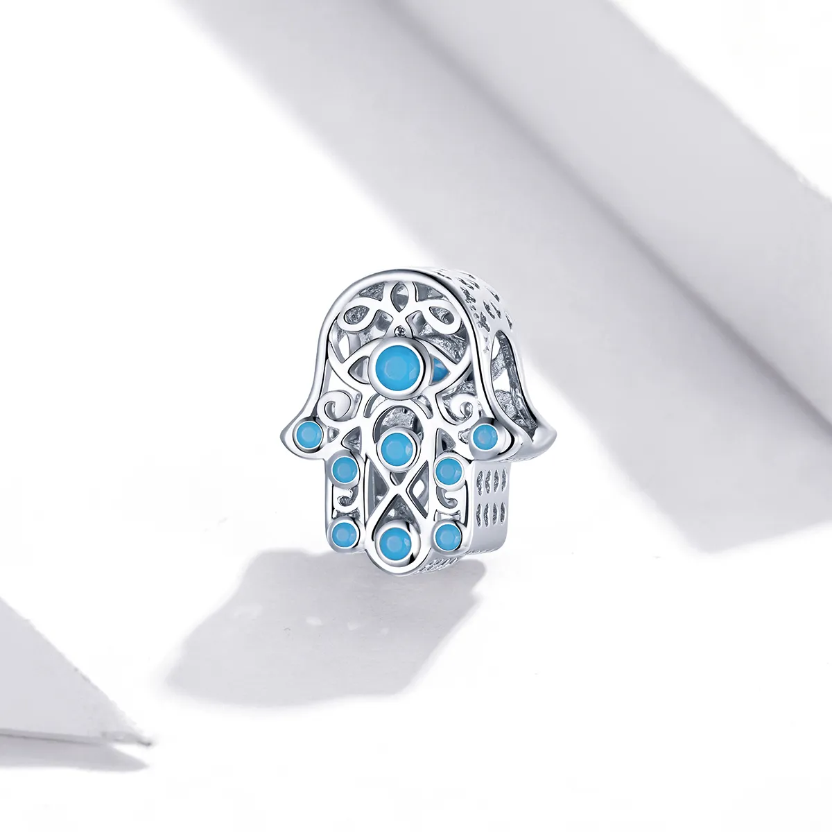 Pandora Style Silver Lucky Hand Charm - SCC1757