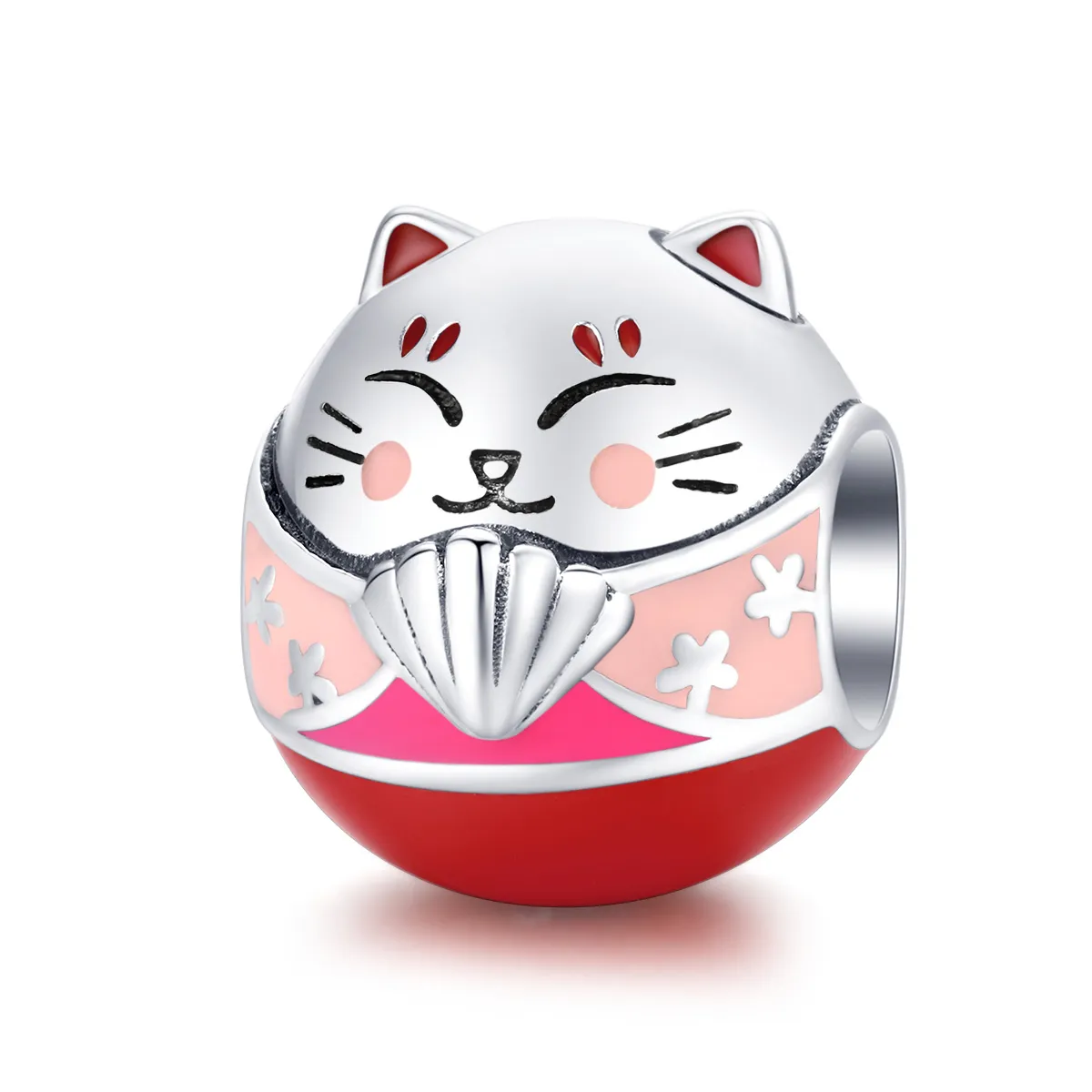 Pandora Style Silver Maneki Neko Charm - SCC1341