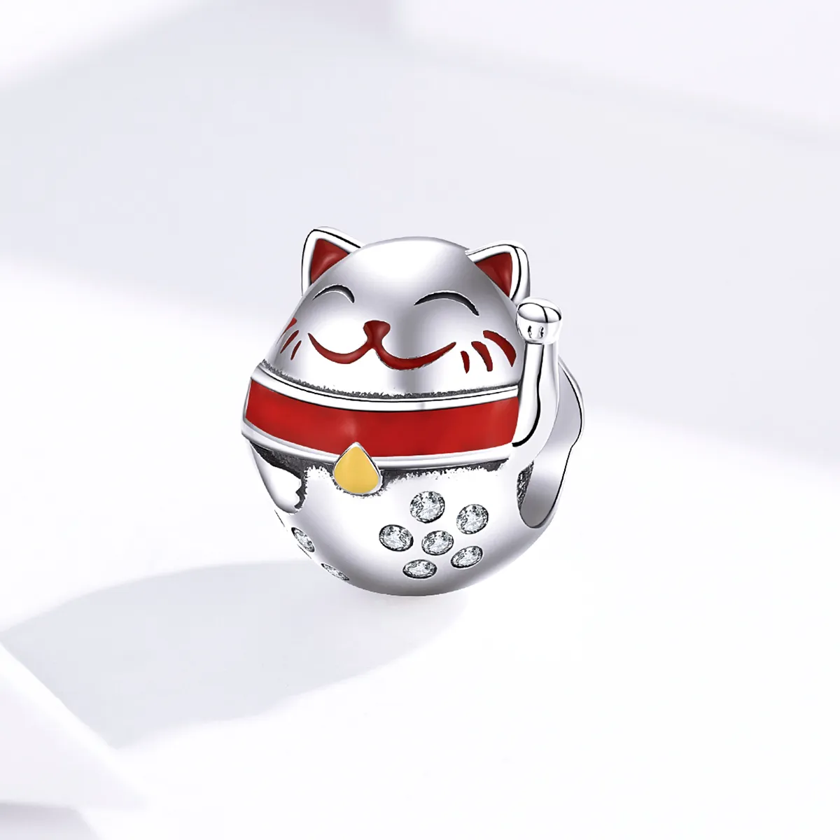 Pandora Style Silver Maneki Neko Charm - SCC1374