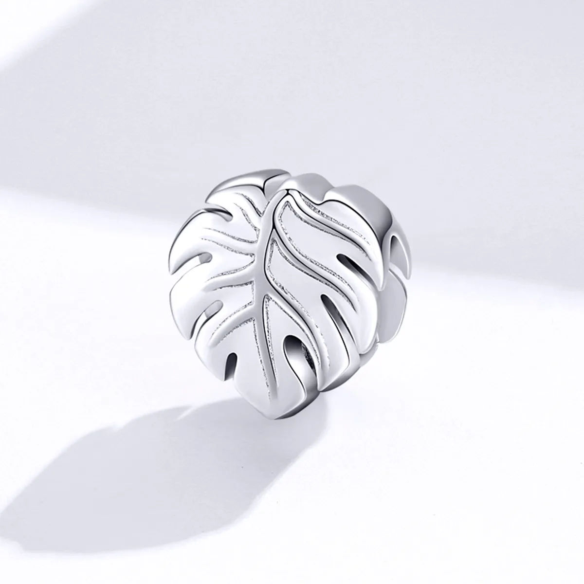 Pandora Style Silver Monstera Charm - BSC141