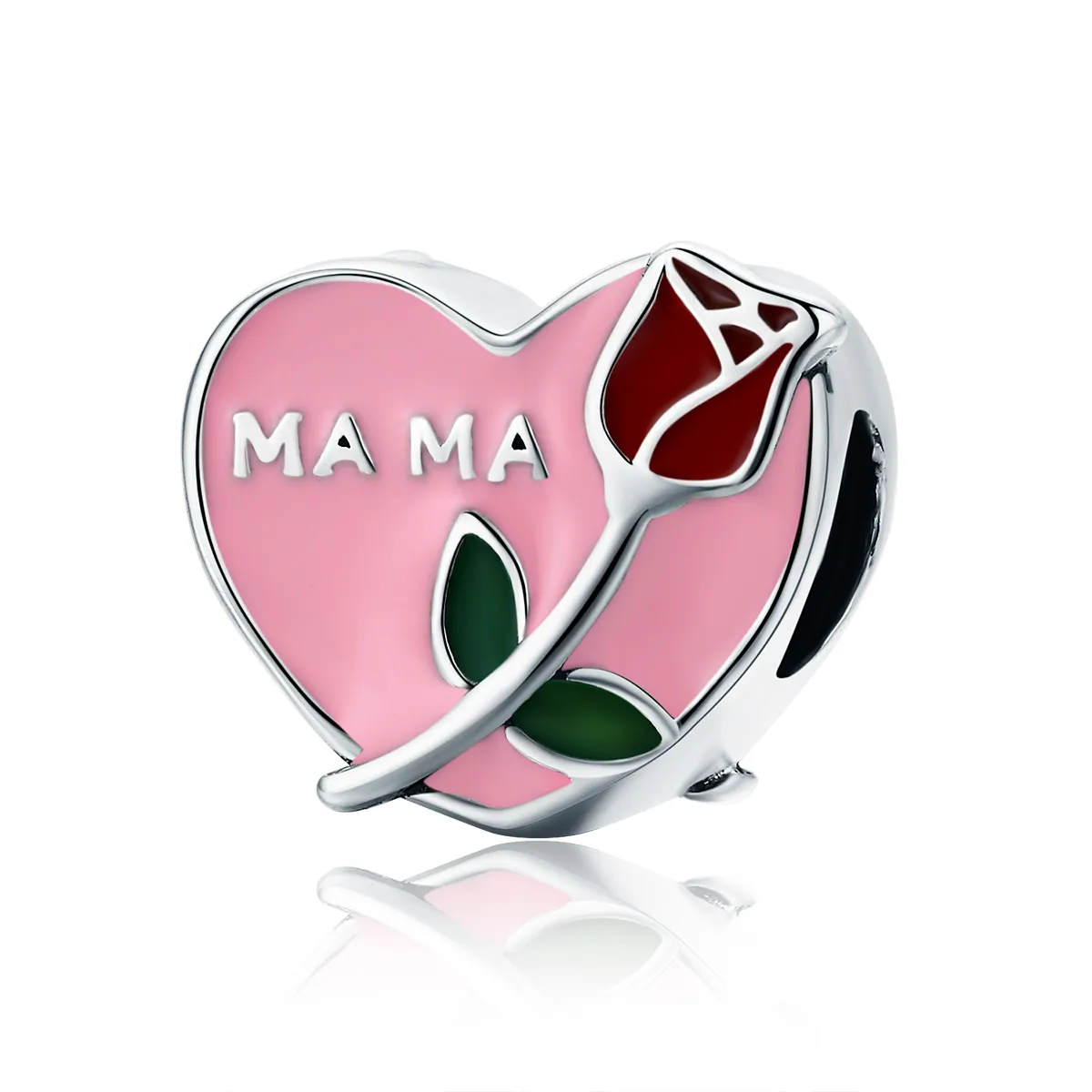 pandora style silver motherly love confession charm scc652