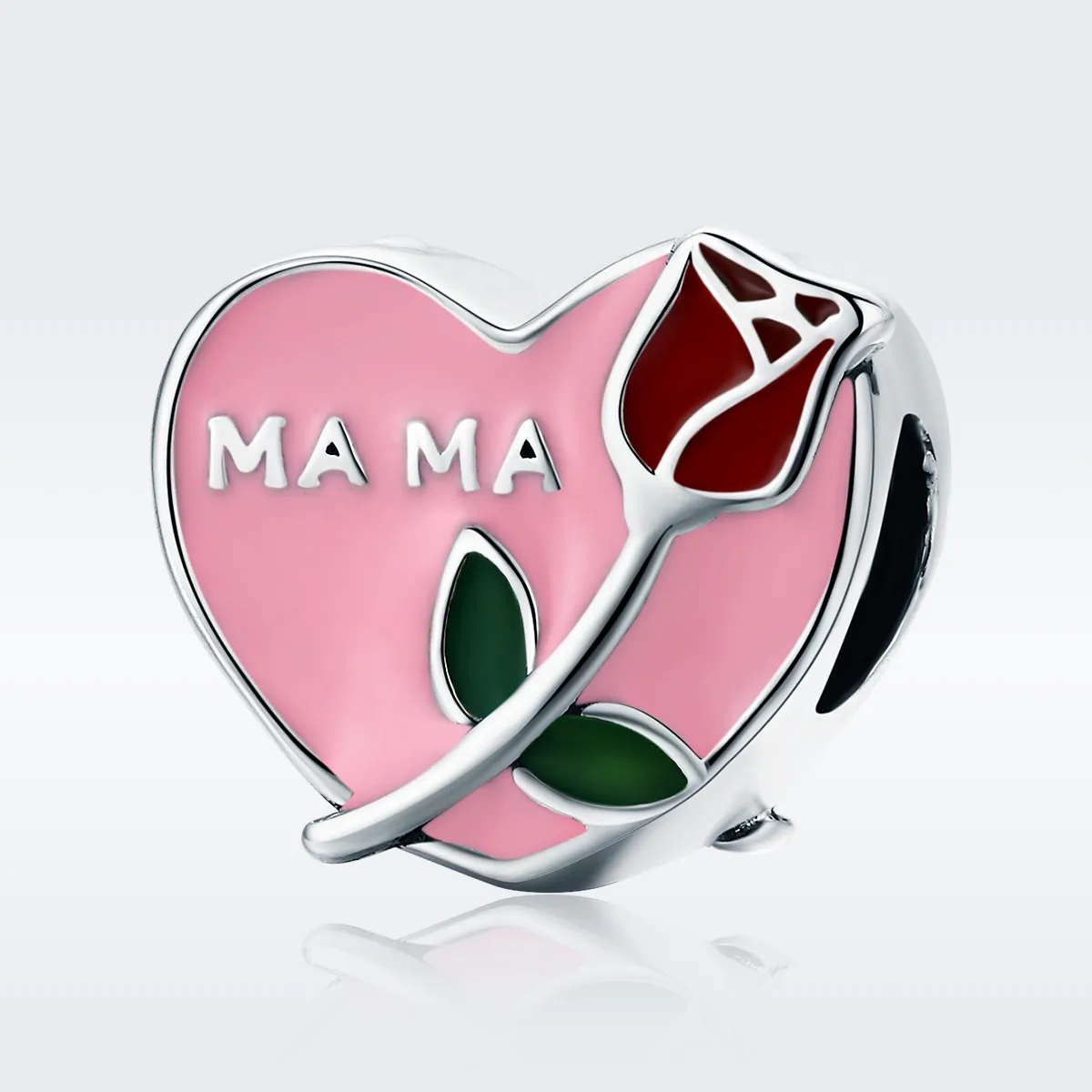 Pandora Style Silver Motherly Love Confession Charm - SCC652