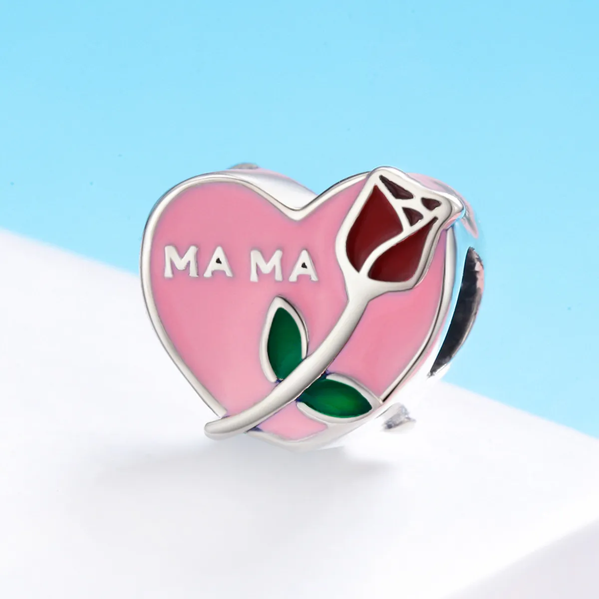 Pandora Style Silver Motherly Love Confession Charm - SCC652