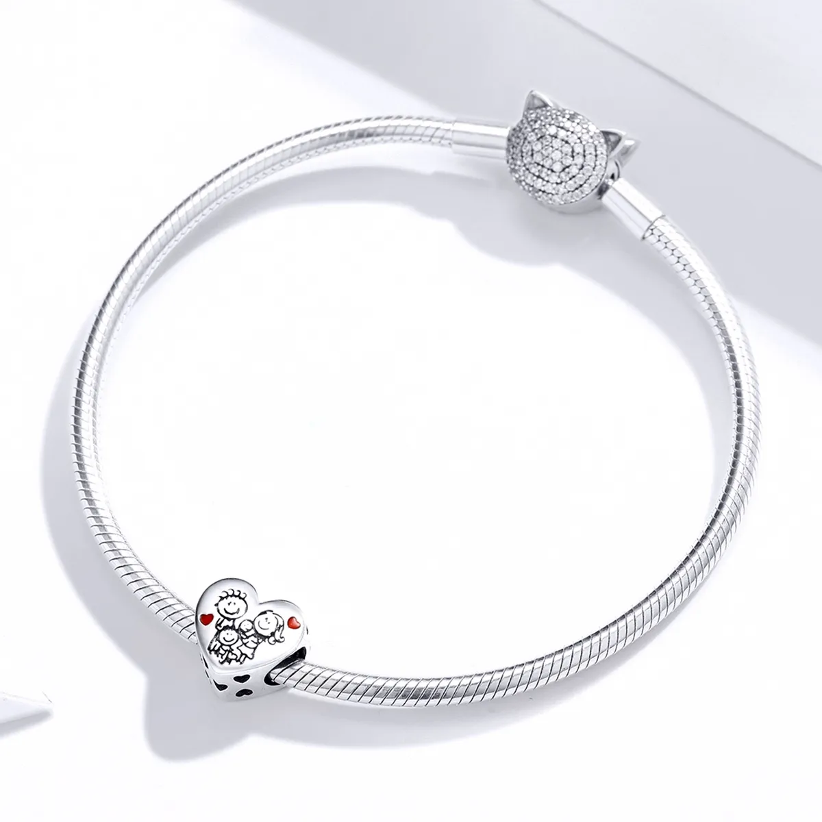 Pandora Style Silver My Family Charm - BSC237