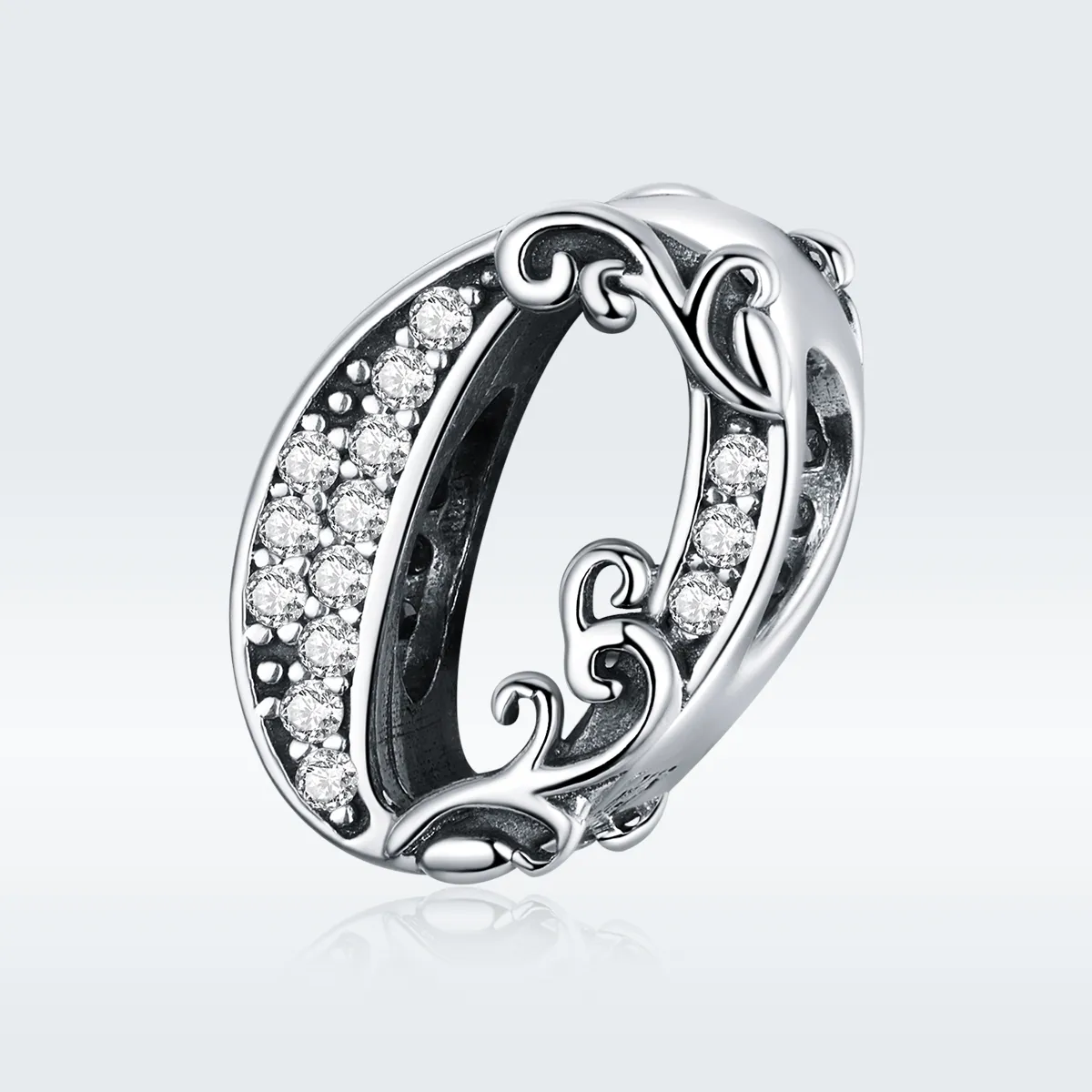 Pandora Style Silver Number 0 Charm - SCC1418-0