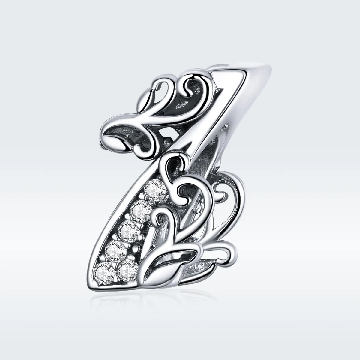 Pandora Style Silver Number 1 Charm - SCC1418-1