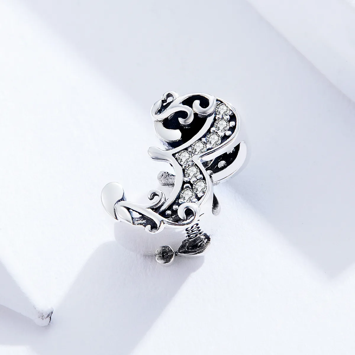 Pandora Style Silver Number 3 Charm - SCC1418-3