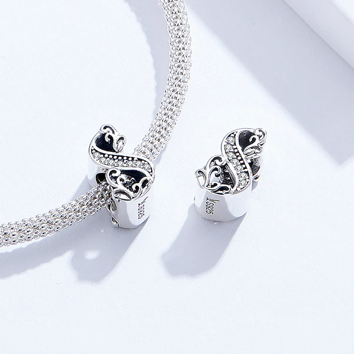 Pandora Style Silver Number 8 Charm - SCC1418-8