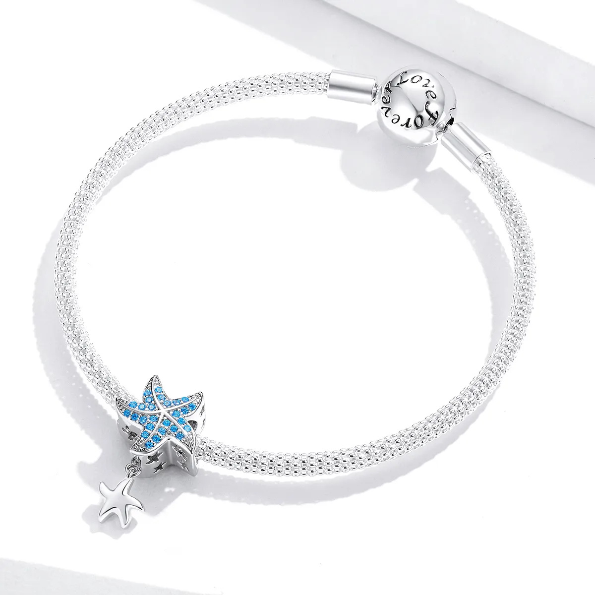 Pandora Style Silver Oceanic Starfish Charm - BSC252