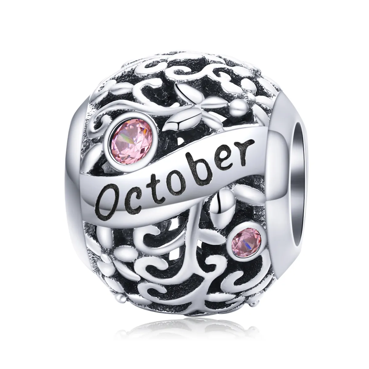 Pandora Style Silver October Birthstone Charm - SCC1385-10