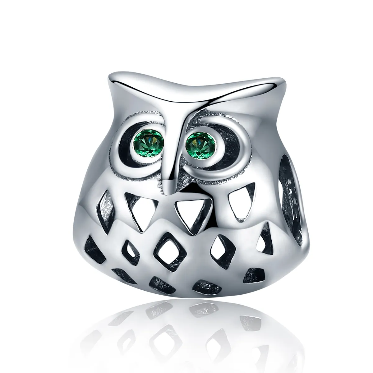 Pandora Style Silver Owl Charm - SCC424