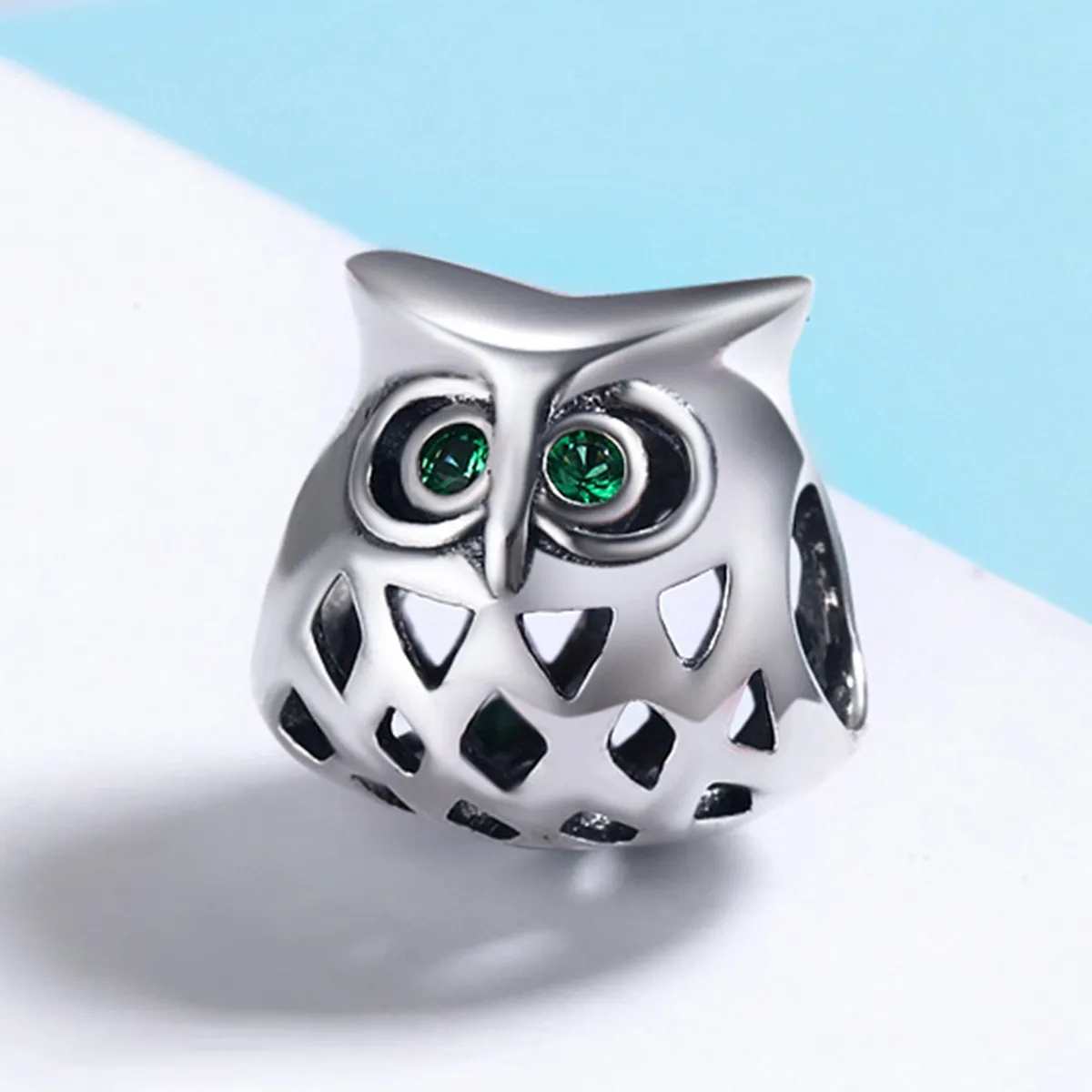 Pandora Style Silver Owl Charm - SCC424