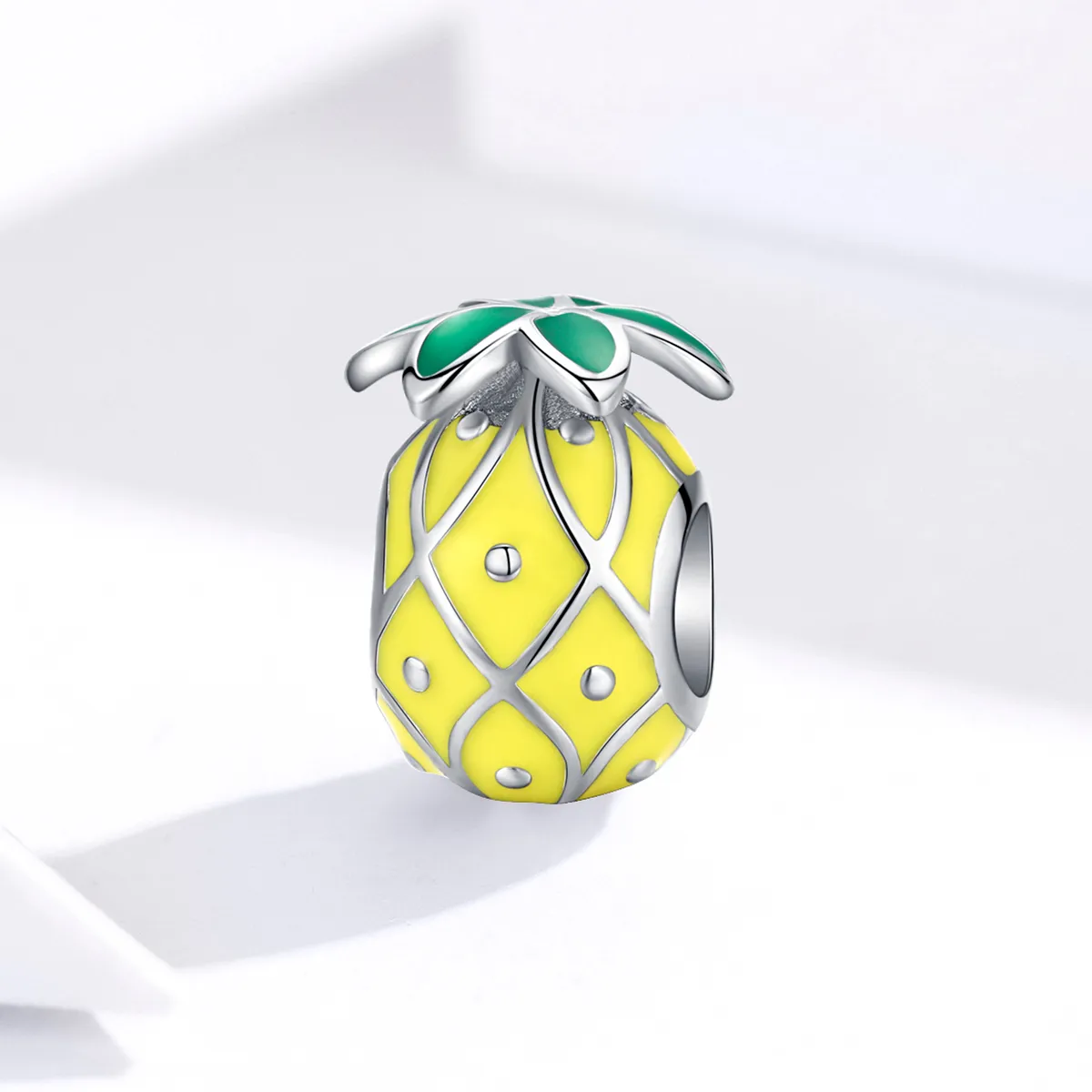 Pandora Style Silver Pineapple Charm - BSC128