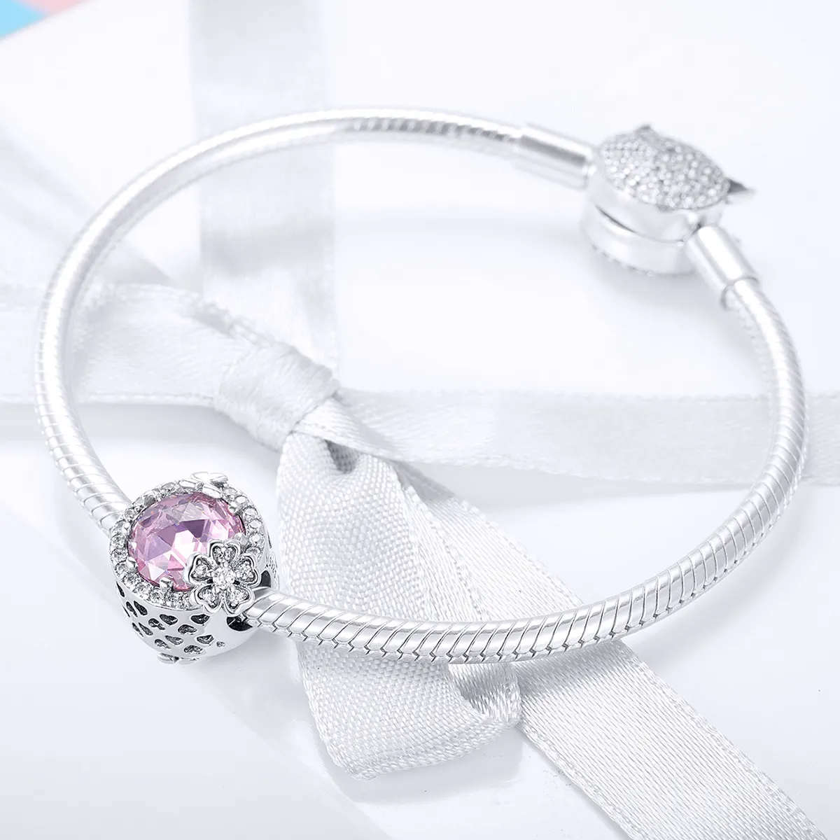 Pandora Style Silver Pink Flavor Charm - SCC904