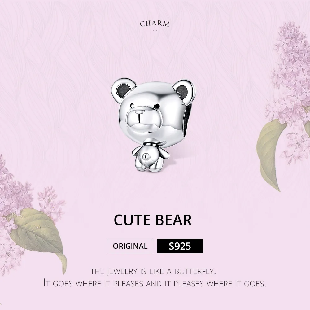 Pandora Style Silver Pooh Charm - SCC1502