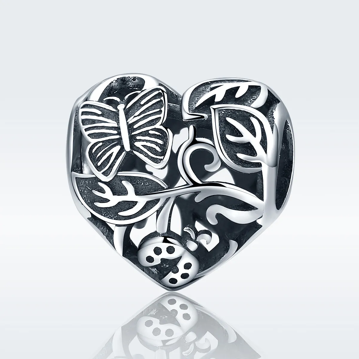 Pandora Style Silver Rain-Back Garden Charm - SCC155