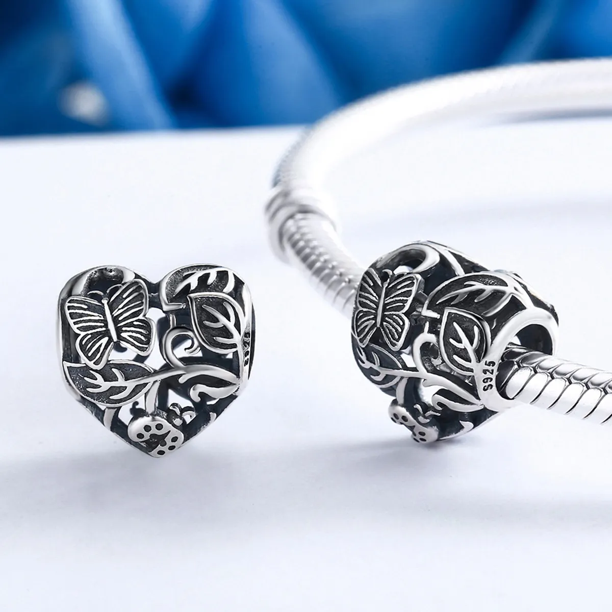 Pandora Style Silver Rain-Back Garden Charm - SCC155