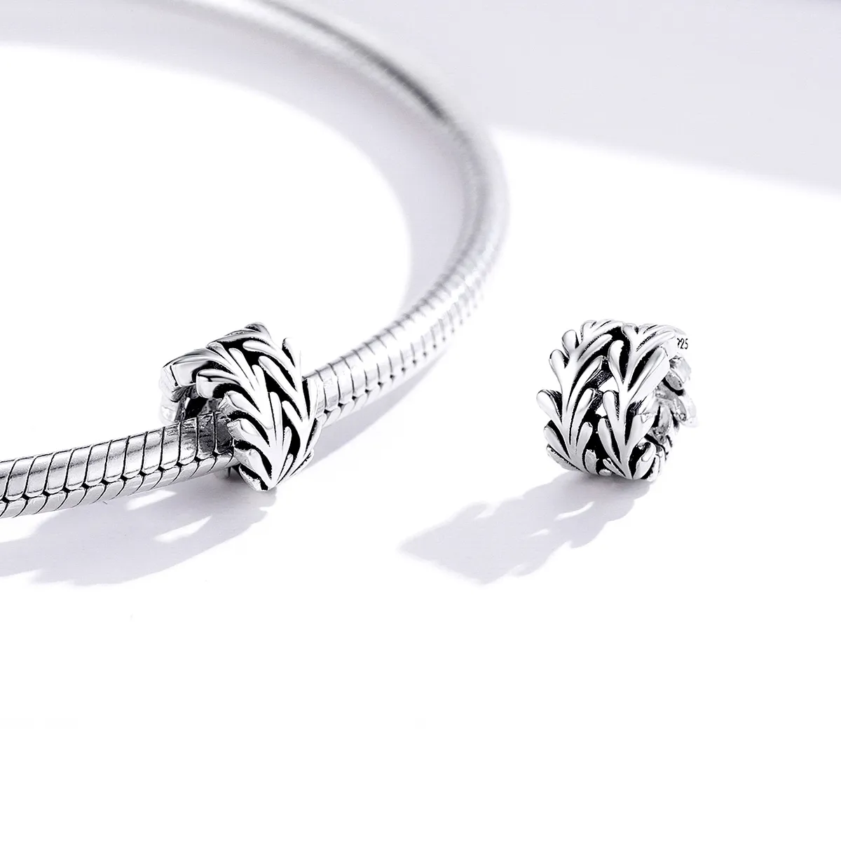 Pandora Style Silver Seaweed Charm - SCC1534