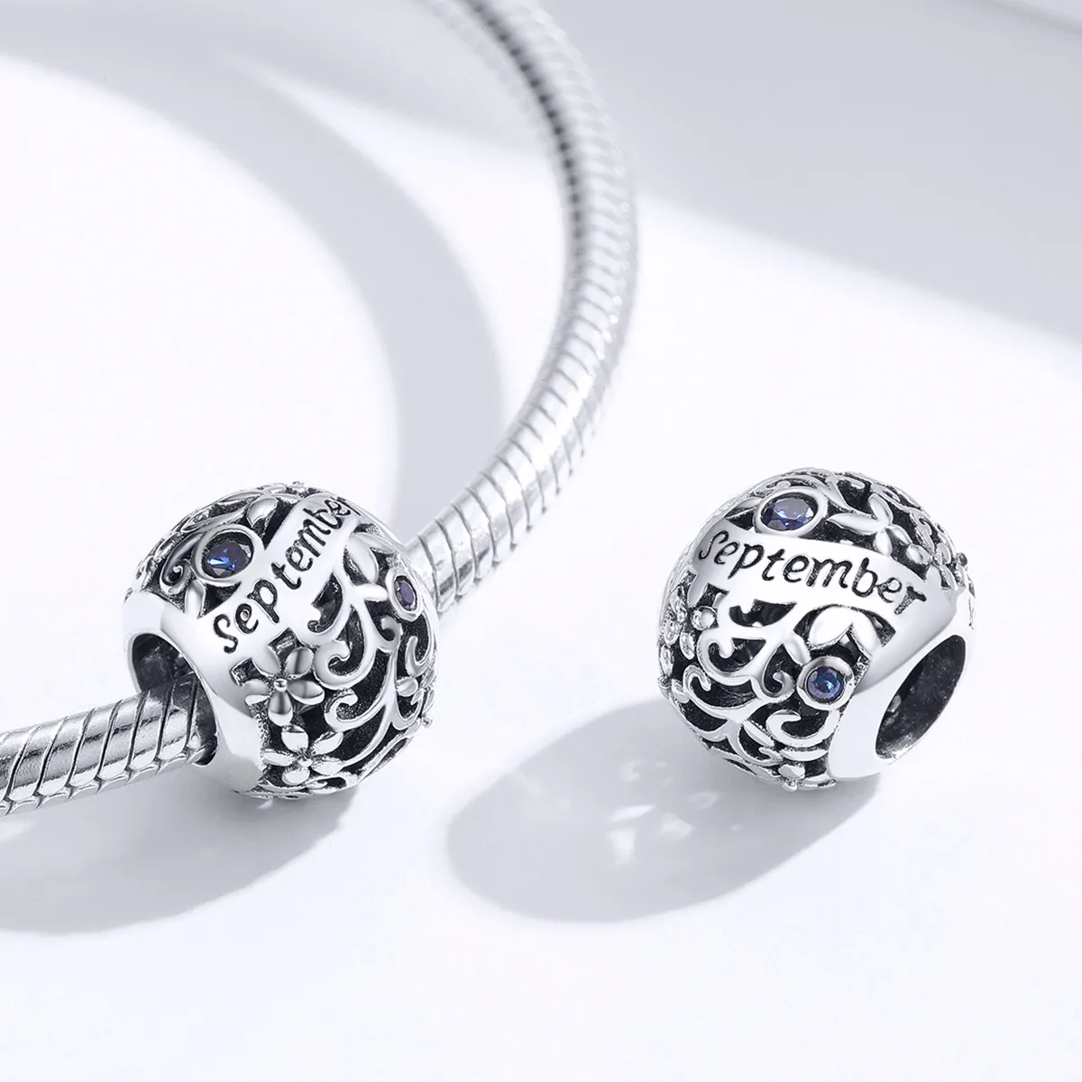 Pandora Style Silver September Birthstone Charm - SCC1385-9