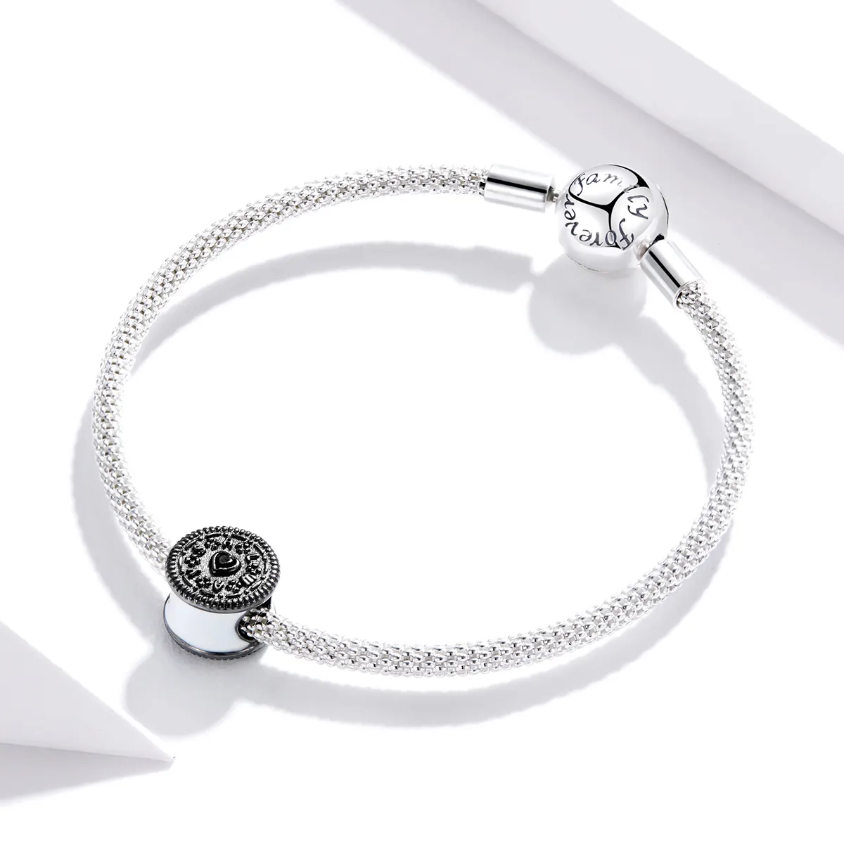 Pandora Style Silver Sndwich Biscuit Charm - BSC352