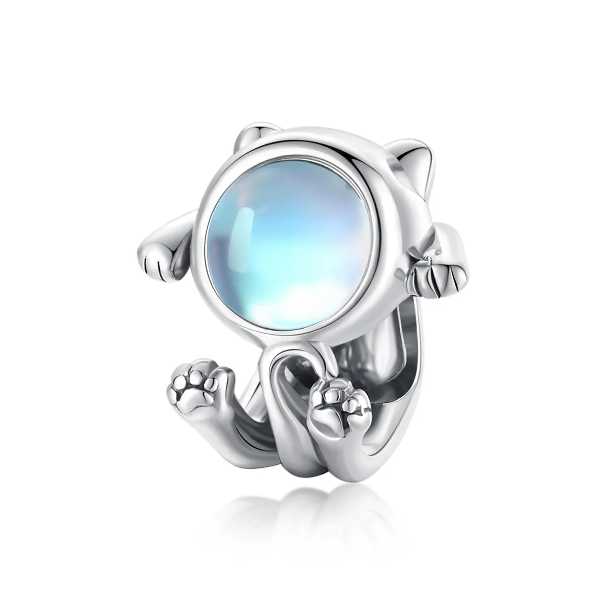 Pandora Style Silver Space Cat Charm - SCC1697