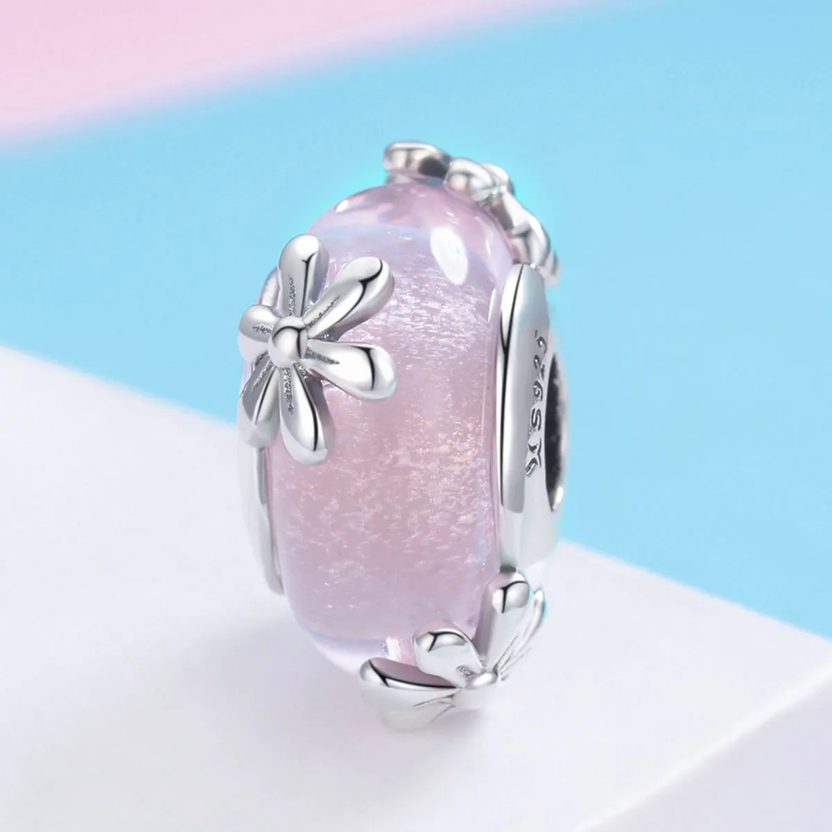 Pandora Style Silver Spring Flowers Charm - SCC860