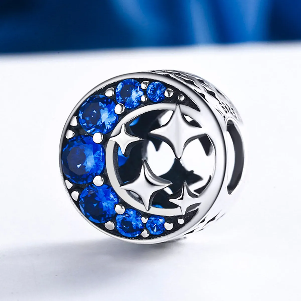 Pandora Style Silver Star Moon Myth Charm - SCC184